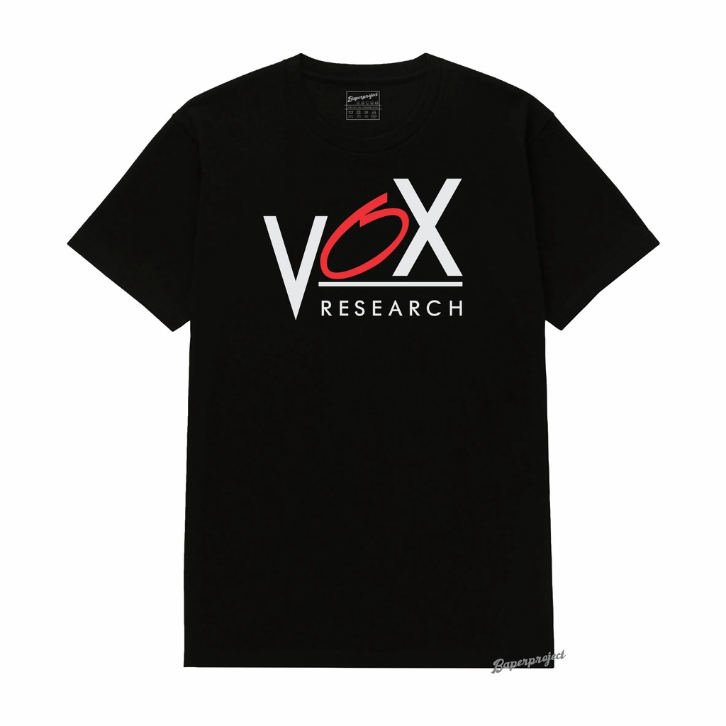Kaos Logo Audio Mobil VOX Research cotton combed 20s