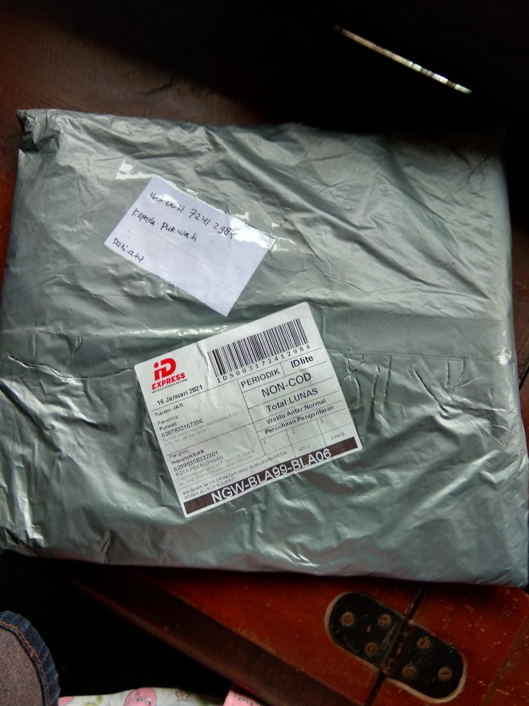 Ms Gamis Batik Sriwedari Maxi Bumil/busui Katun Sogan Allsize & Jumbo