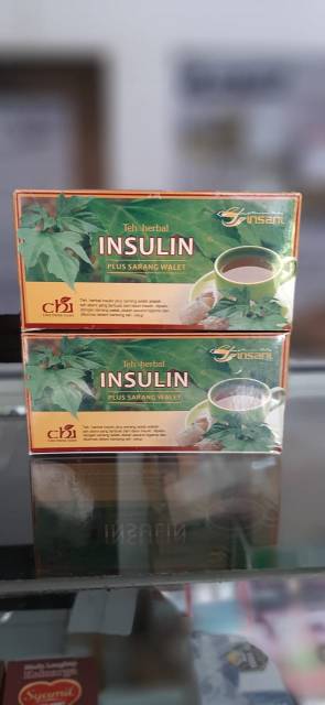 TEH INSULIN - Teh Herbal INSULIN SARANG WALET 20bag - Teh Celup Insulin Plus Sarang Walet