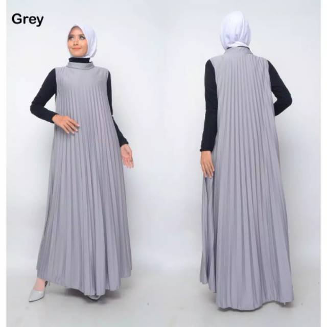 GAMIS PLISKET - GAMIS PLISKET MAYUNG ( TANPA LENGAN ) - ( BAHAN HYGET PREMIUM )