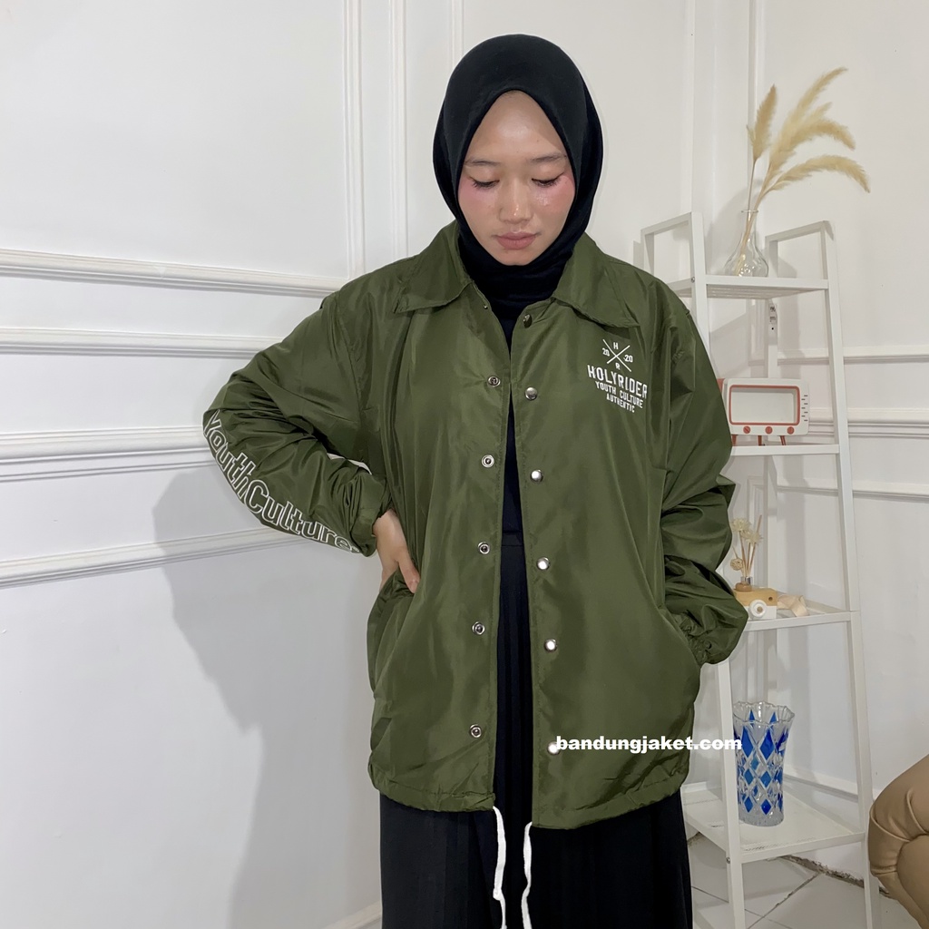 YOUTH CULTURE Coach Jacket holyrider BORDIR ARMY II Jaket Coach model winbacker