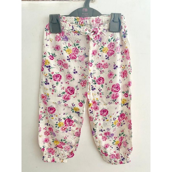 celana anak jogger rayon katun hnm