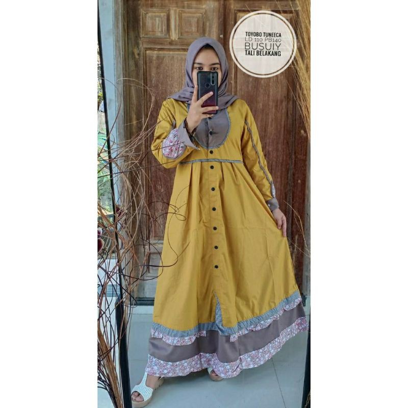 gamis bahan toyobo