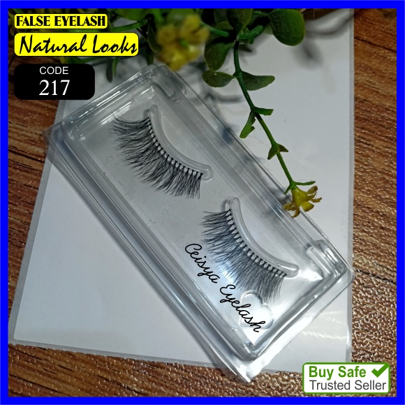 Bulu mata Palsu 217 Fake Eyelash Bulumata Natural Lembut Premium Bagus Murah Kualitas Export