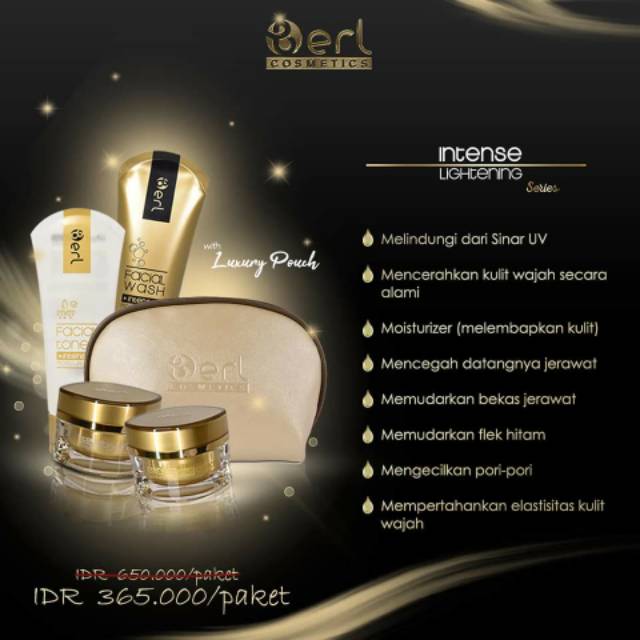 (COD) Paket Kosmetik Lengkap 4 in 1 / Paket Super Lengkap / Paket Hemat Make up Berl / Lightening Se