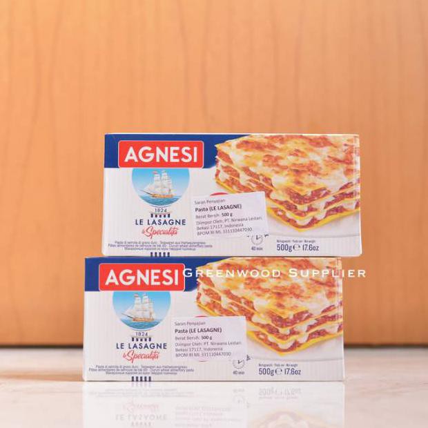 

{BISA COD} Agnesi Lasagna / Lasagne 500G - IMPORT ITALY TERBAIK [Kode 1|Kode 2|Kode 3|Kode 4|Kode