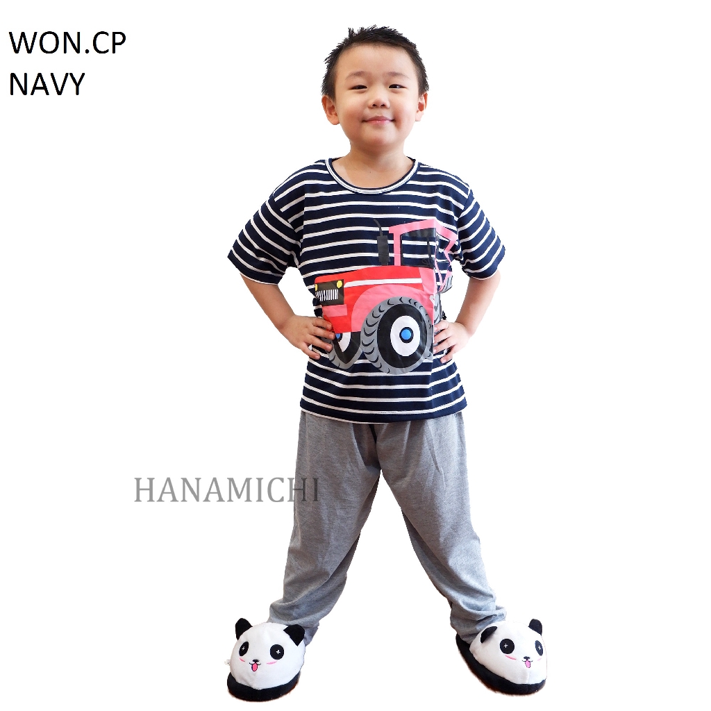 Hanamichi WON.CP Baju Tidur Setelan Anak Lengan Panjang