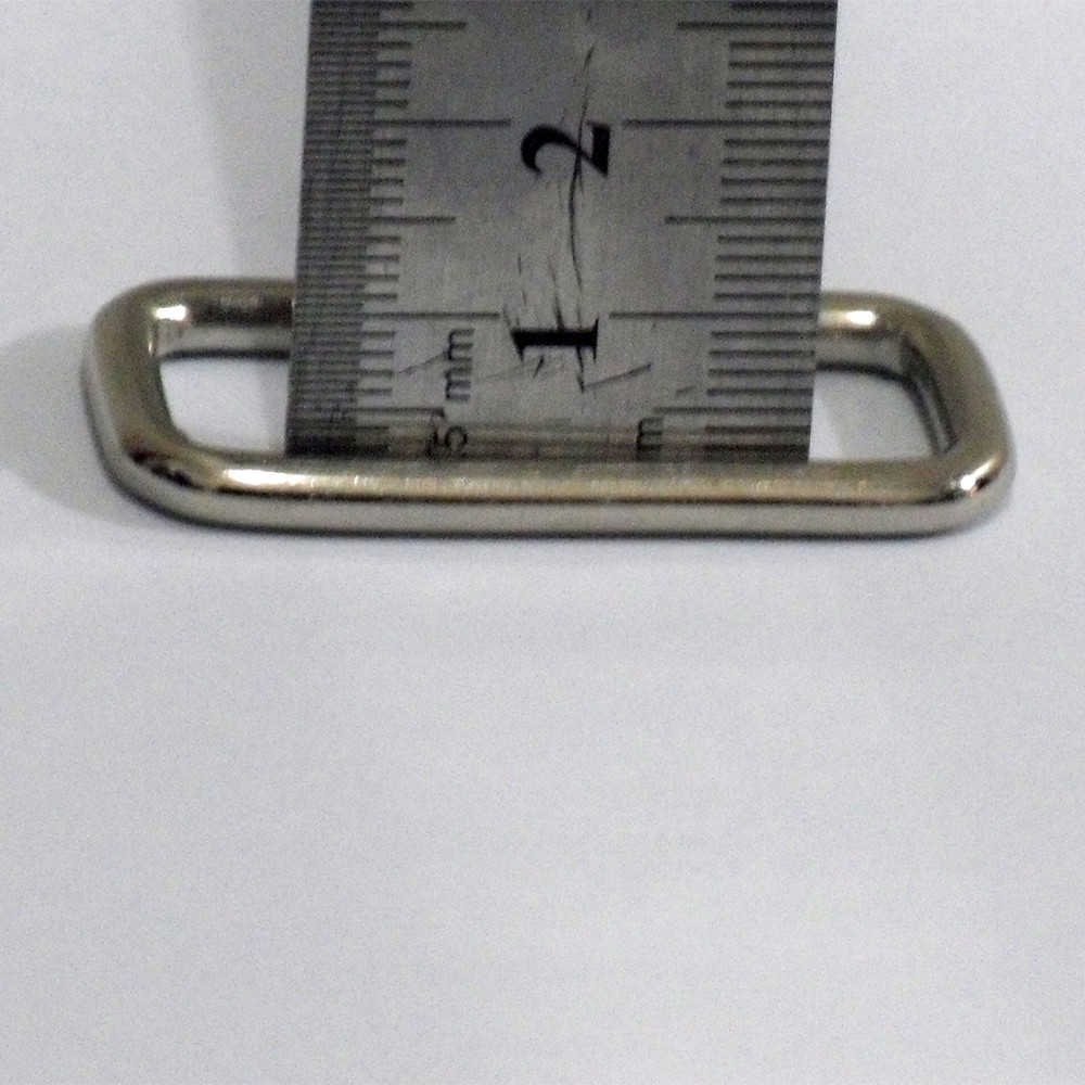 Ring Kotak 3,8 cm Nikel Tebal