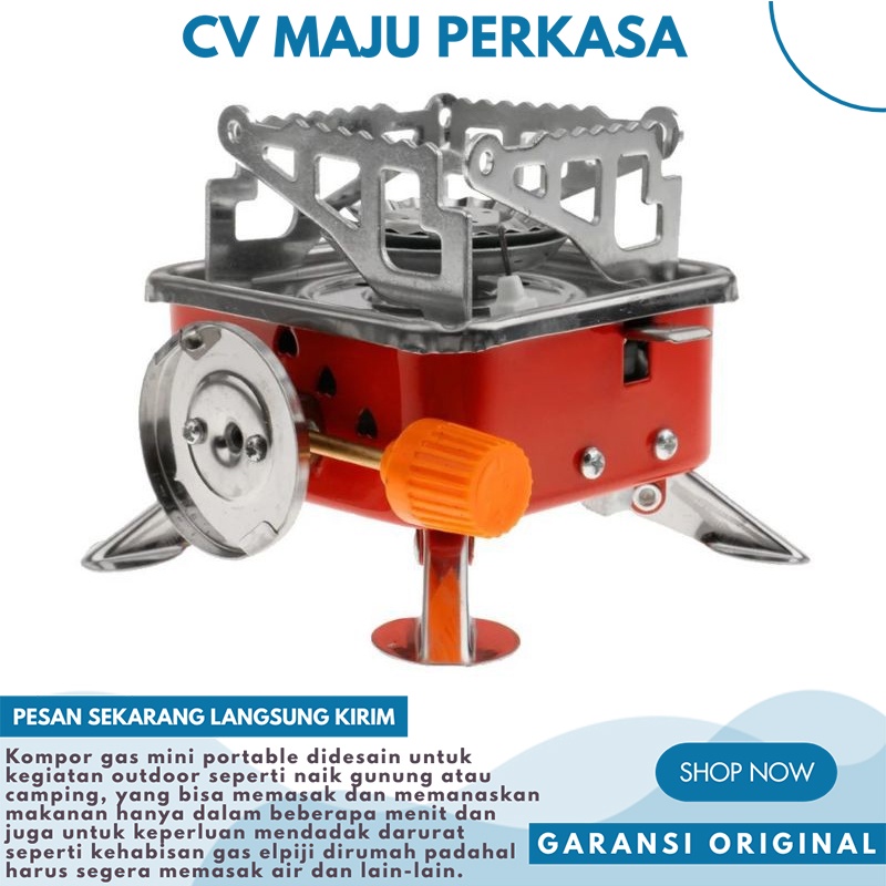 KOMPOR PORTABLE CAMPING MODEL KOTAK KOMPOR GAS MINI KECIL KOMPOR PERLATAN CAMPING OUTDOOR MURAH