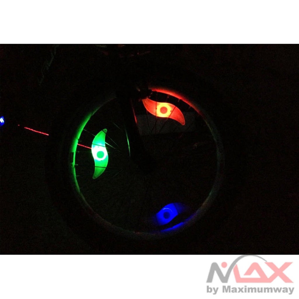 Lampu Ban Sepeda Colorful LED Bicycle Wheel Light 1PCS aksesoris sepeda elektrik MTB BMX universal