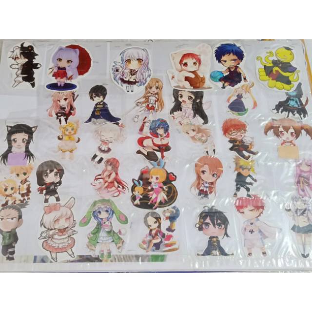 

Sticker Anime Tahan Air Anti Luntur Bebas Pilih (part2)