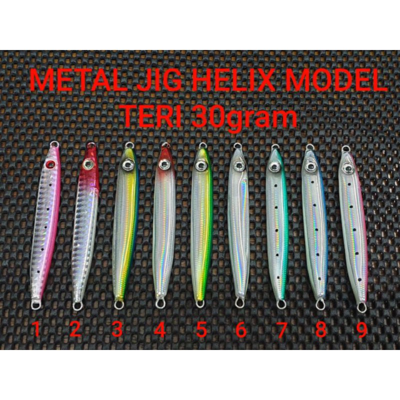 METAL JIG HELIX (MODEL TERI) 8,5cm / 30gram