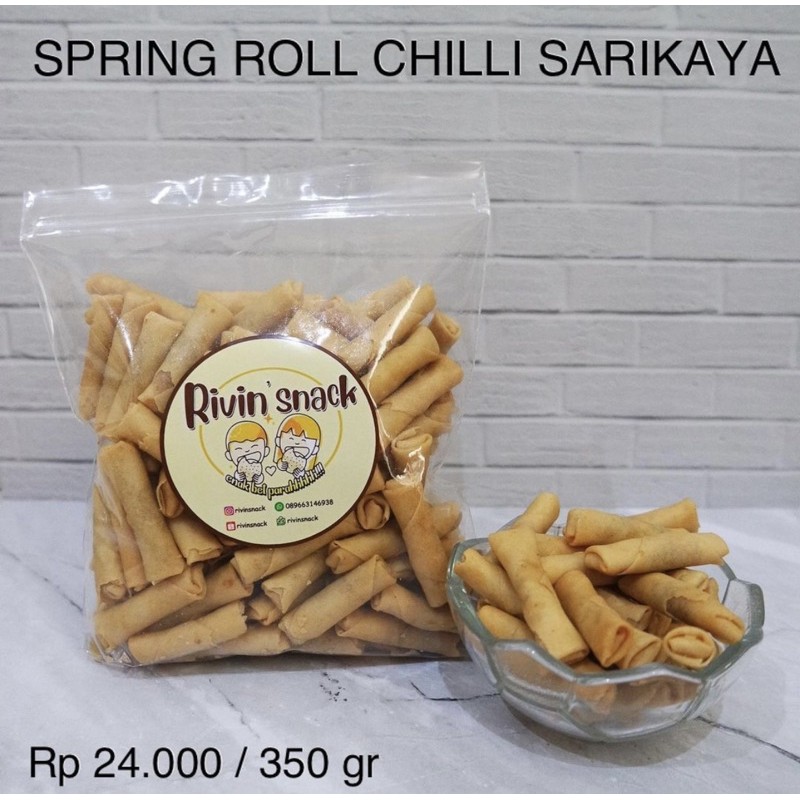 

SUMPIA ABON UDANG PEDAS / SPRING ROLL CHILLI 250gr (MERK SARIKAYA) SUMPIA CHILI