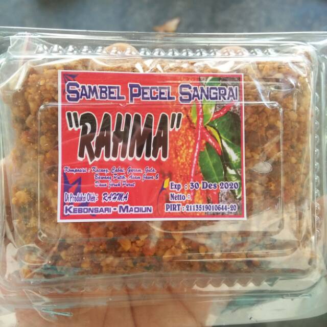 

Sambal Pecel Sangrai Asli Madiun