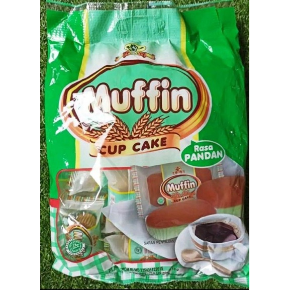 

Pusan muffin cup cake pandan 360gr isi 20