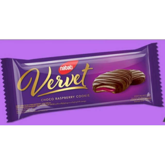 Nabati Vervet Choco Raspberry  / Choco Cookie 38 Gram 1PCS