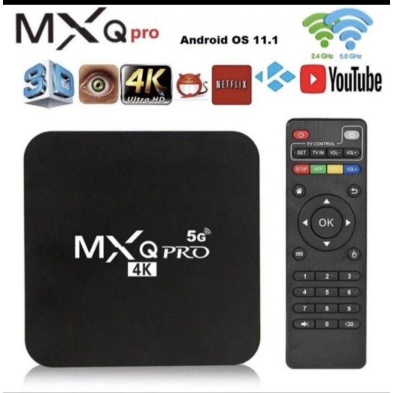 MXQ Pro 4K Android Box Smart TV Box Quad Core Produk Terbaik BPS