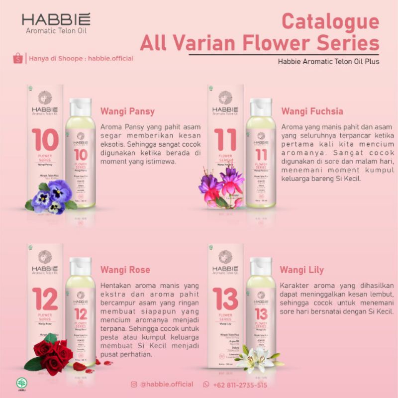 Minyak Telon Habbie | Habbie Aromatherapy Minyak Telon Bayi