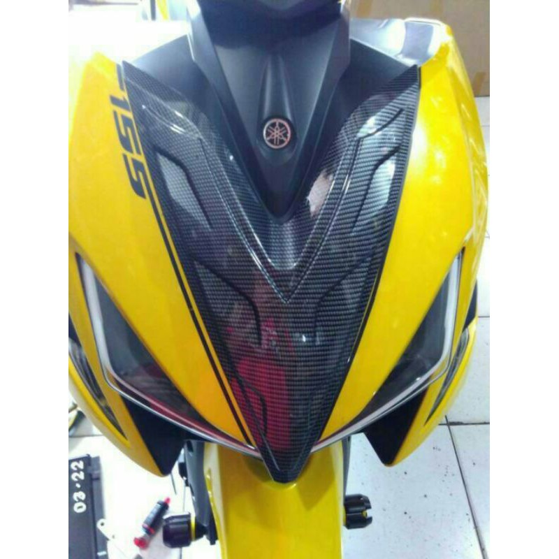 Cover body Dada Depan yamaha Aerox 155 Tutup body dada depan besar aerox 155 Carbon