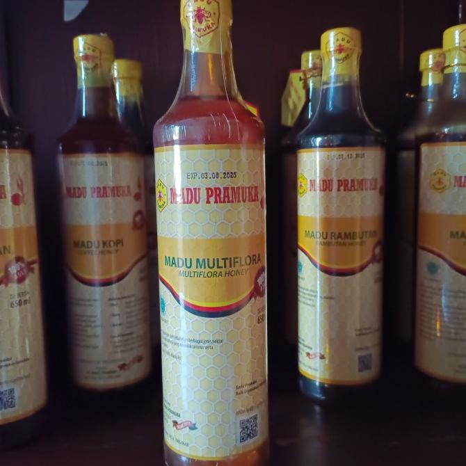 

[COD] madu pramuka multiflora 650 ml Multifora honey [COD]