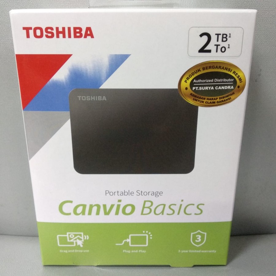 HARDISK TOSHIBA CANVIO BASIC 2TB