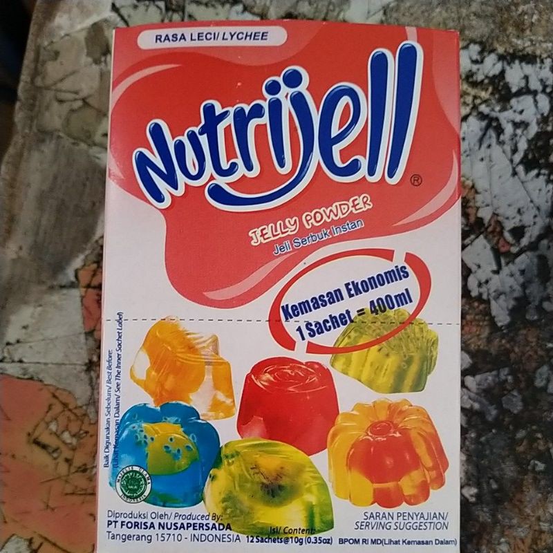 Nutrijell rasa-rasa banyak variannya (12sachet),per BOX.