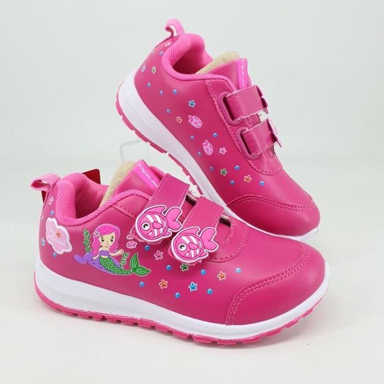 Menarik.. SEPATU ANAK PEREMPUAN ORIGINAL ANDO LILY MERMAID VELCRO