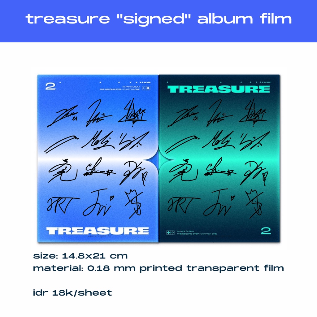 Treasure The Second Step "Signed" Album Film