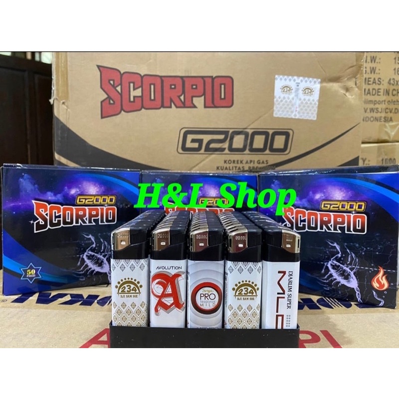 Korek Api G2000 Magnit (Scorpio)