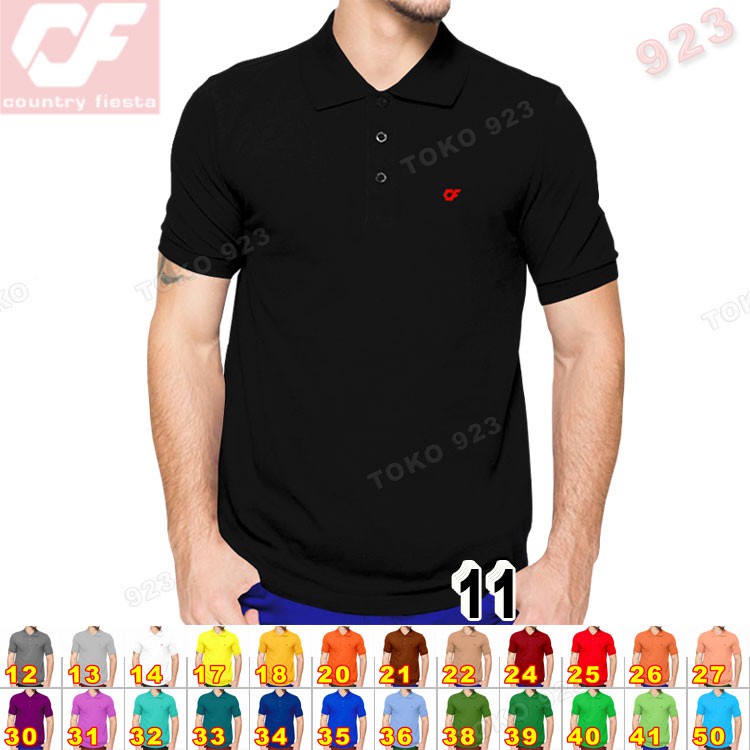  COUNTRY  FIESTA  P2 0 Original Lengan Pendek Kaos  Polos  