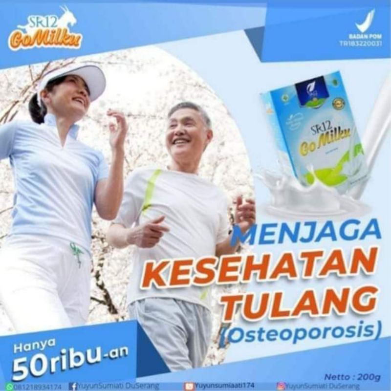 

GoMilku SR12 ukuran 200gr & 600gr