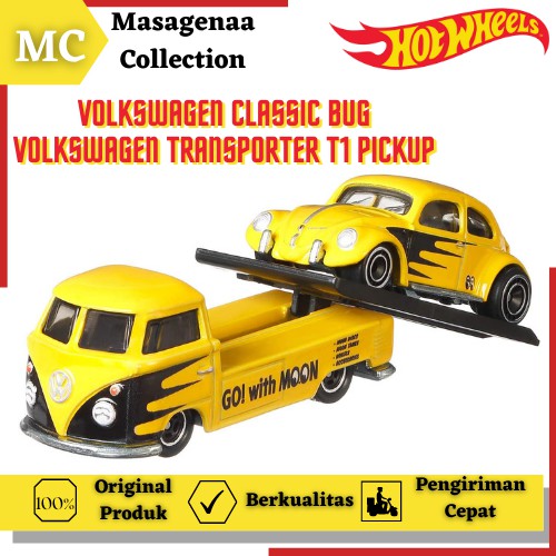 Mainan Mobil Mobilan Anak Hot Wheels Hotwheels Hotwheel Vw Volkswagen Classic Car Team Transport Ori