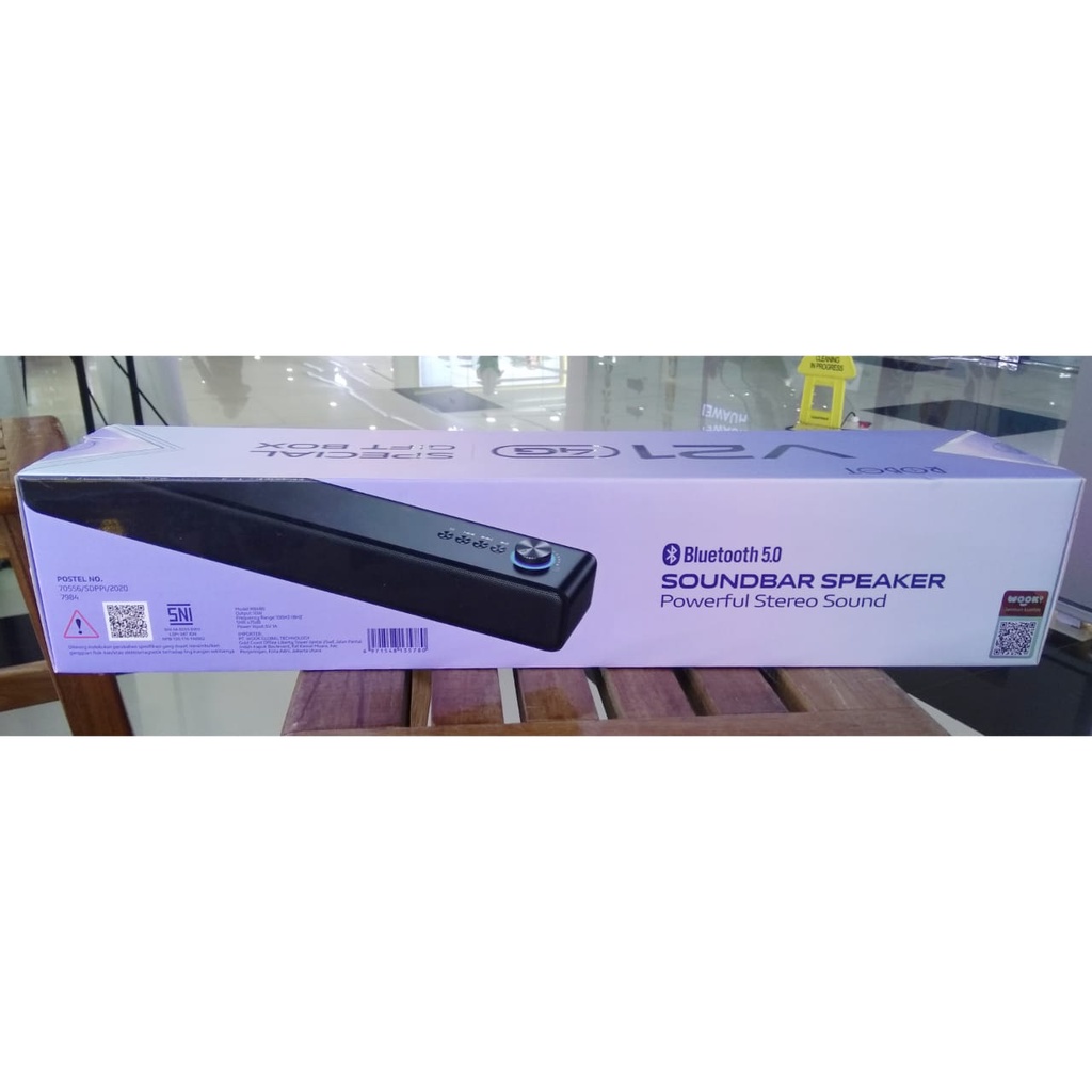 Gift Box Vivo V21 Robot RB480 Soundbar Speaker Powerful Stereo Sound