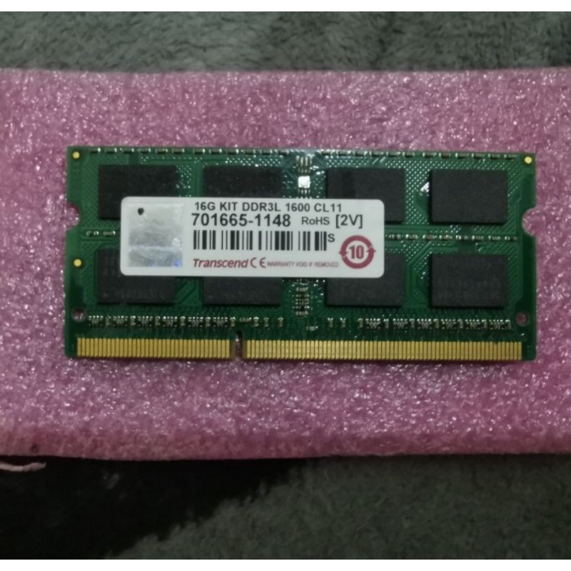 RAM LAPTOP 16 GB DDR3L 1600mhz