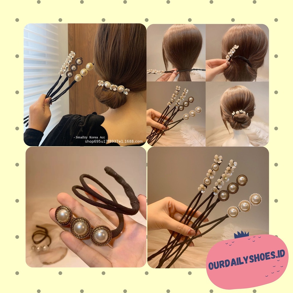 ★ODS★ FA79 Ikat Rambut Strap Hair Bun Maker / Magic Hairbun / Cepol Gaya Korea