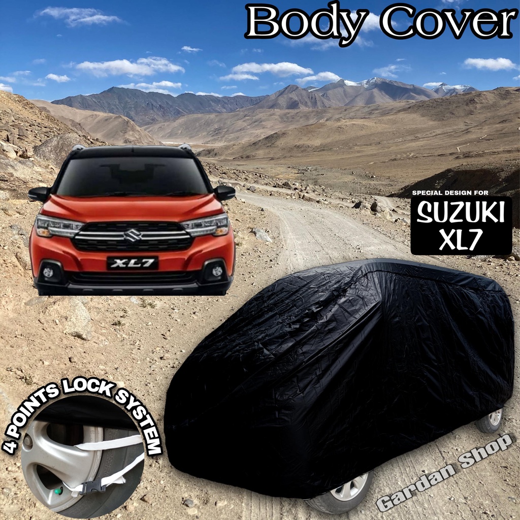 Sarung Mobil SUZUKI XL7 Hitam POLOS Body Cover Suzuki Xl7 Full Black