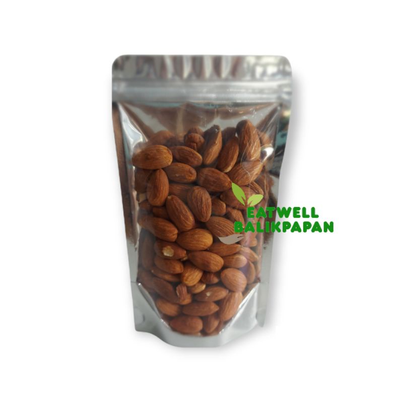

ROASTED ALMOND 100GR GRADE A - ALMOND KUPAS PANGGANG BALIKPAPAN