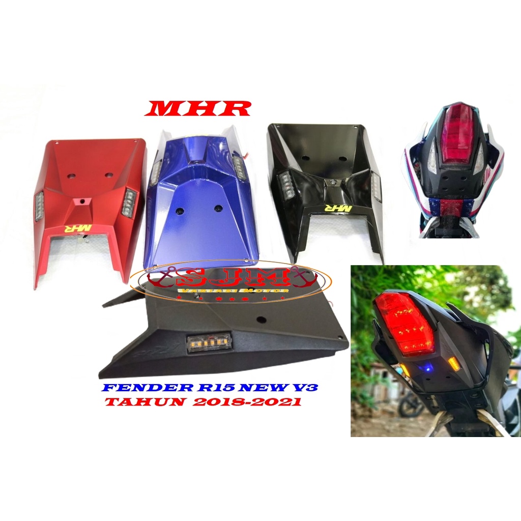 SELANCAR R15 NEW V3 FENDER UNDERTAIL YAMAHA R15 NEW VVA STREET FENDER ALL NEW R15 VVA LED TAHUN 2018-2021