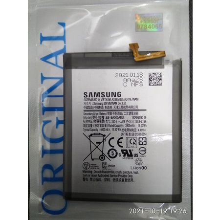 Samsung SEIN Battery Batre Baterai Samsung Galaxy A50 A505 A505F A20 A205 A205F A30 A305 A305F EB-BA