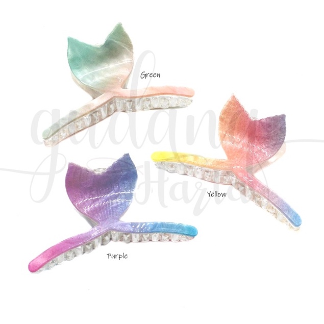 GEMEZZ Jedai Rambut Mermaid Tail Hairclip Motif Ekor Putri Duyung GG 213816
