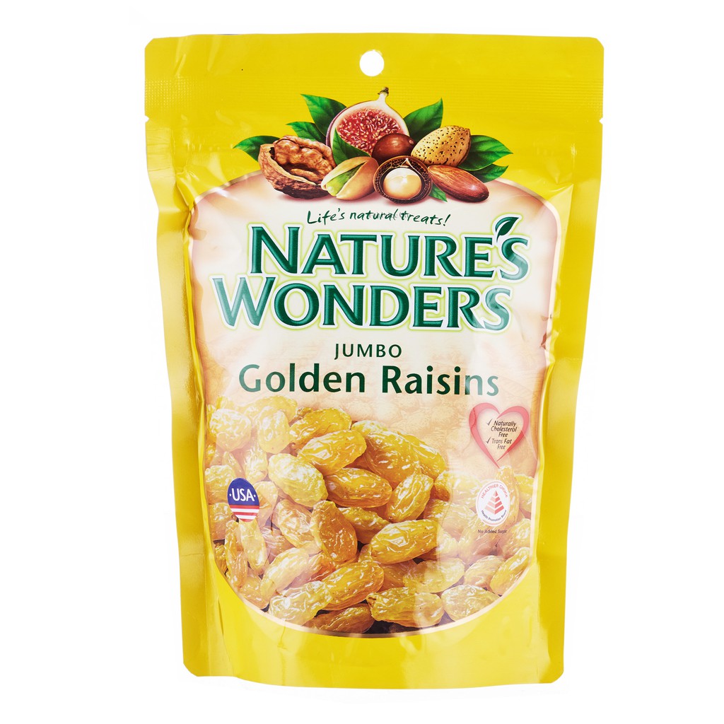 

Nature's Wonders Jumbo Golden Raisins (kismis) - 200gr