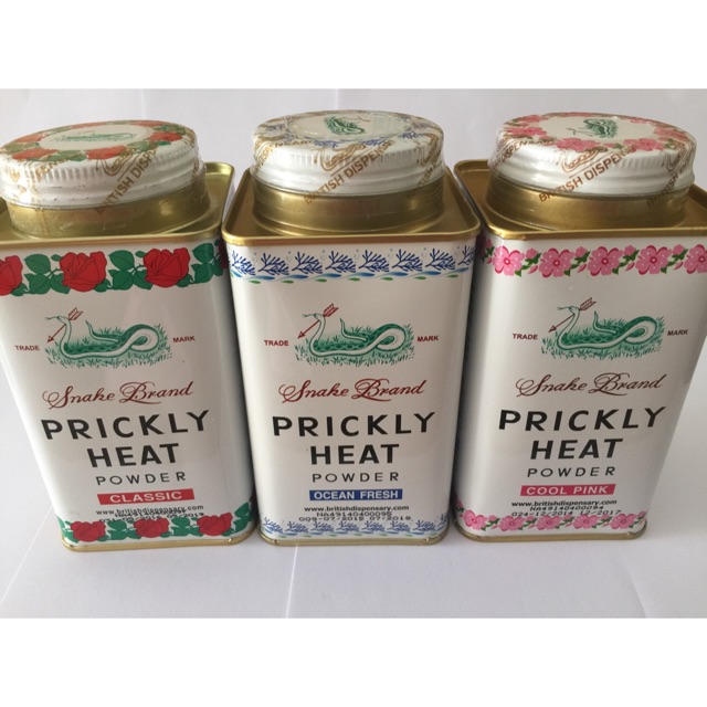 Prickly Heat Powder 150 gram (kecil) PHP Snake brand powder