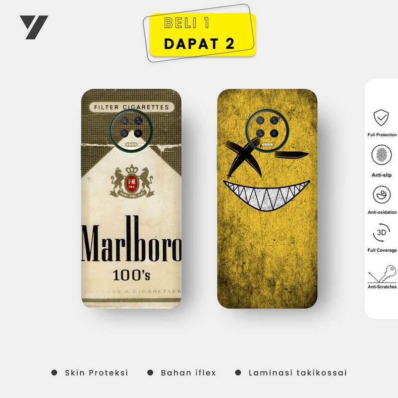 Garskin / Skin Infinix Note 7 [Dapat 2 Garskin] - Motif 2
