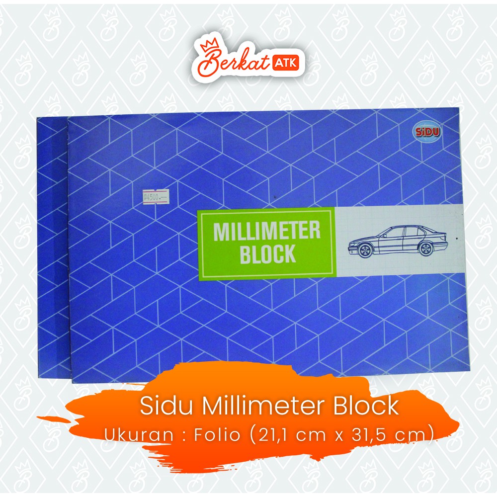 

Millimeter Block SIDU Ukuran F4 - Buku Milimeter