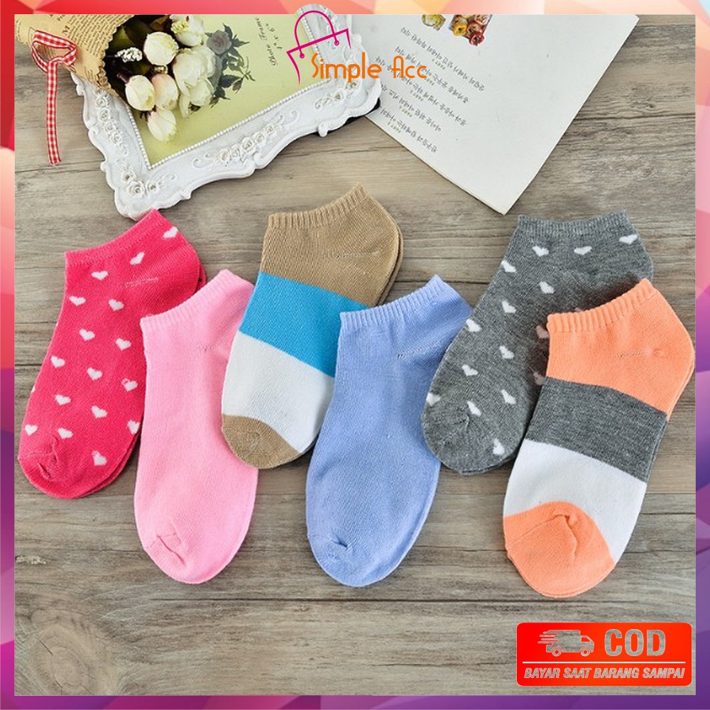 ~COD~ DO-P51-P54 Kaos Kaki Pendek Dewasa / Kaos Kaki Semata Kaki / Kaos Kaki Ankle Motif/Short Socks-1