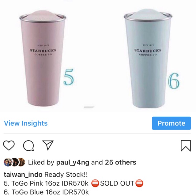 Starbucks Taiwan ToGo Tumbler To Go