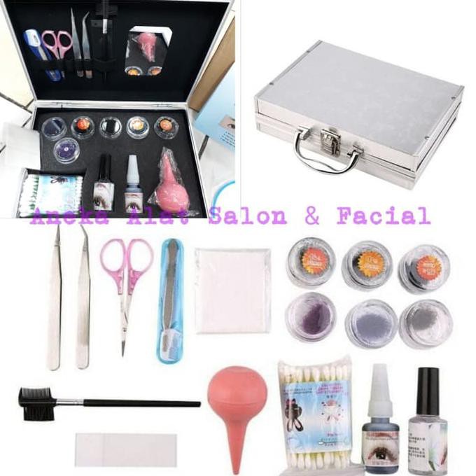 HOT SALE ALAT TANAM BULU MATA / PAKET EYELASHES EXTENSION SET BOX Terjamin