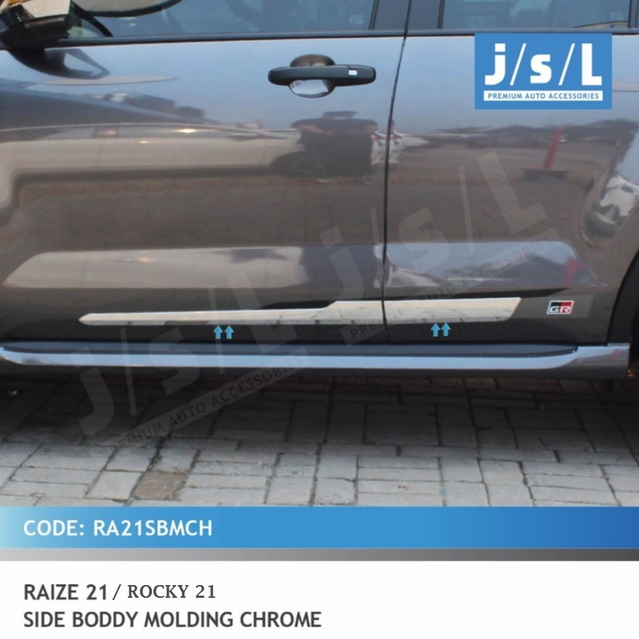 SIDE BODY MOULDING ROCKY 2021 CHROME