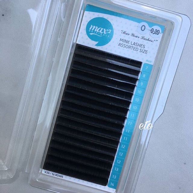 Original max2 mink premium eyelash extension / bulumata palsu Max mink eyelash