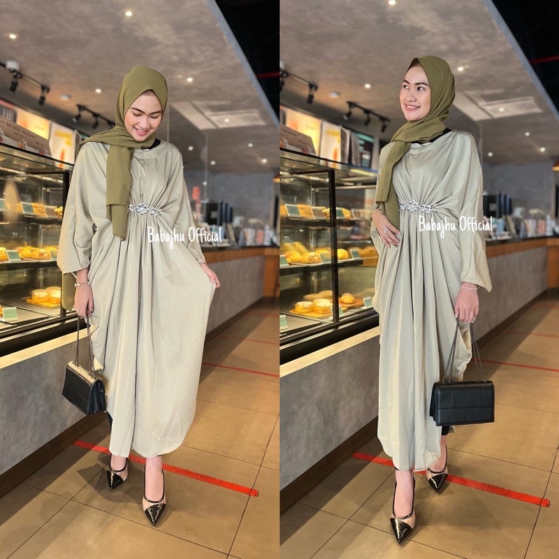 Madinah Mutiara Kaftan - kaftan modern kaftan wanita gamis lebaran kaftan mutiara BEST SELLER